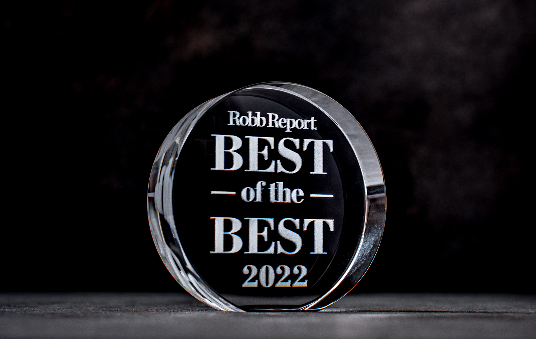Награда Robb Report "Лучший из лучших 2022"